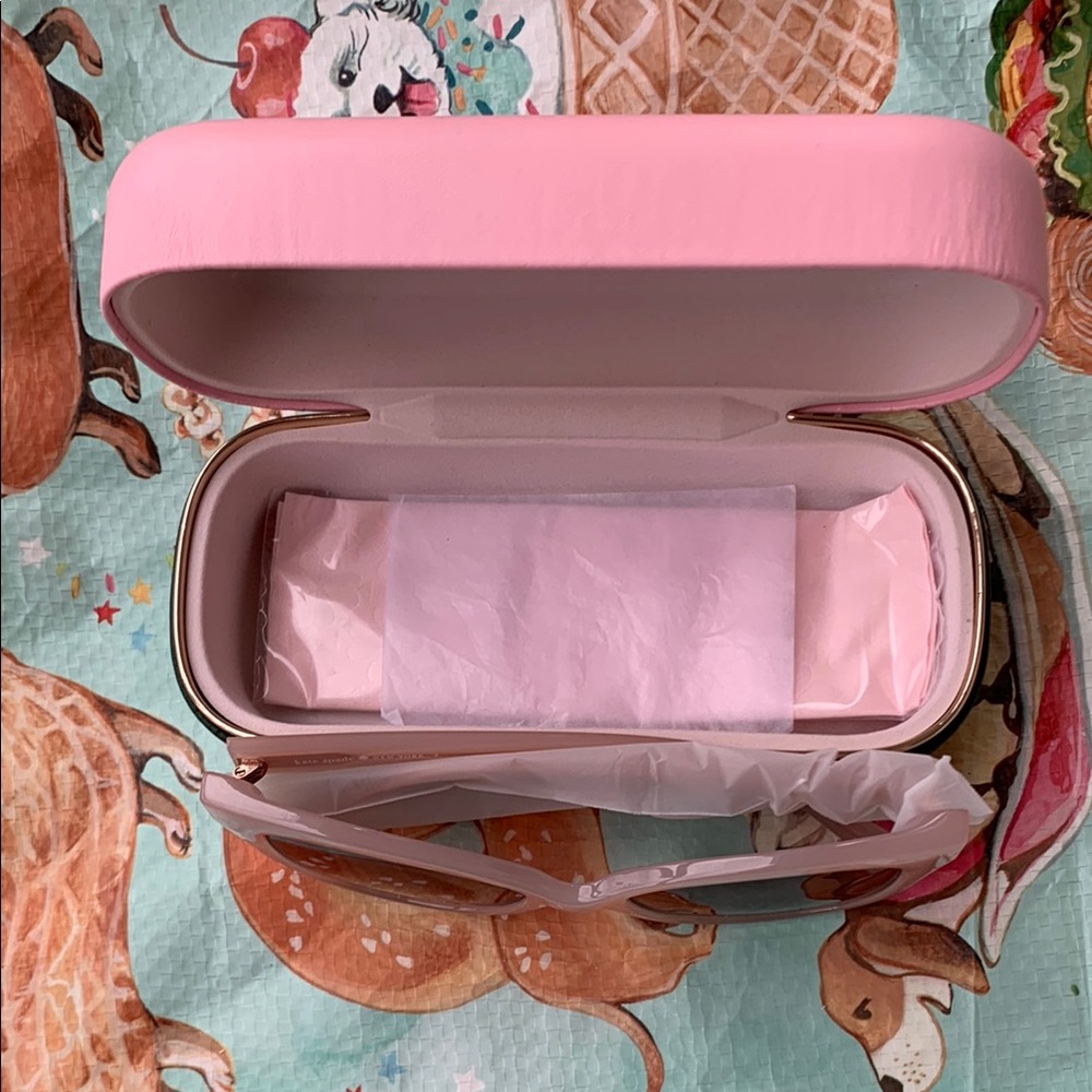 NWOT Kate Spade Pink Modern Sunglasses - Picture 5 of 6